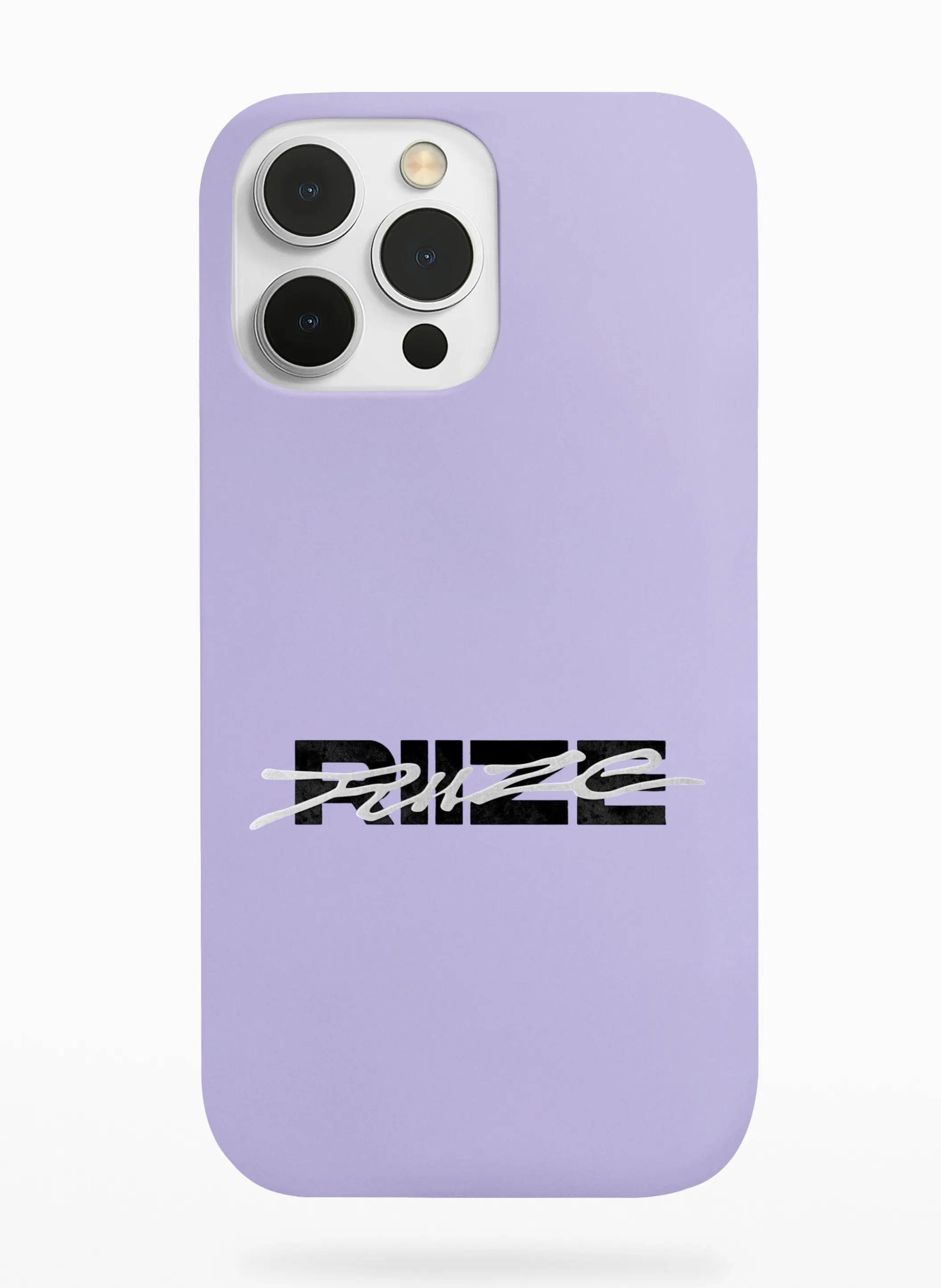 Riize Brush Logo Phone Case - Lavender, Apple iPhone 18