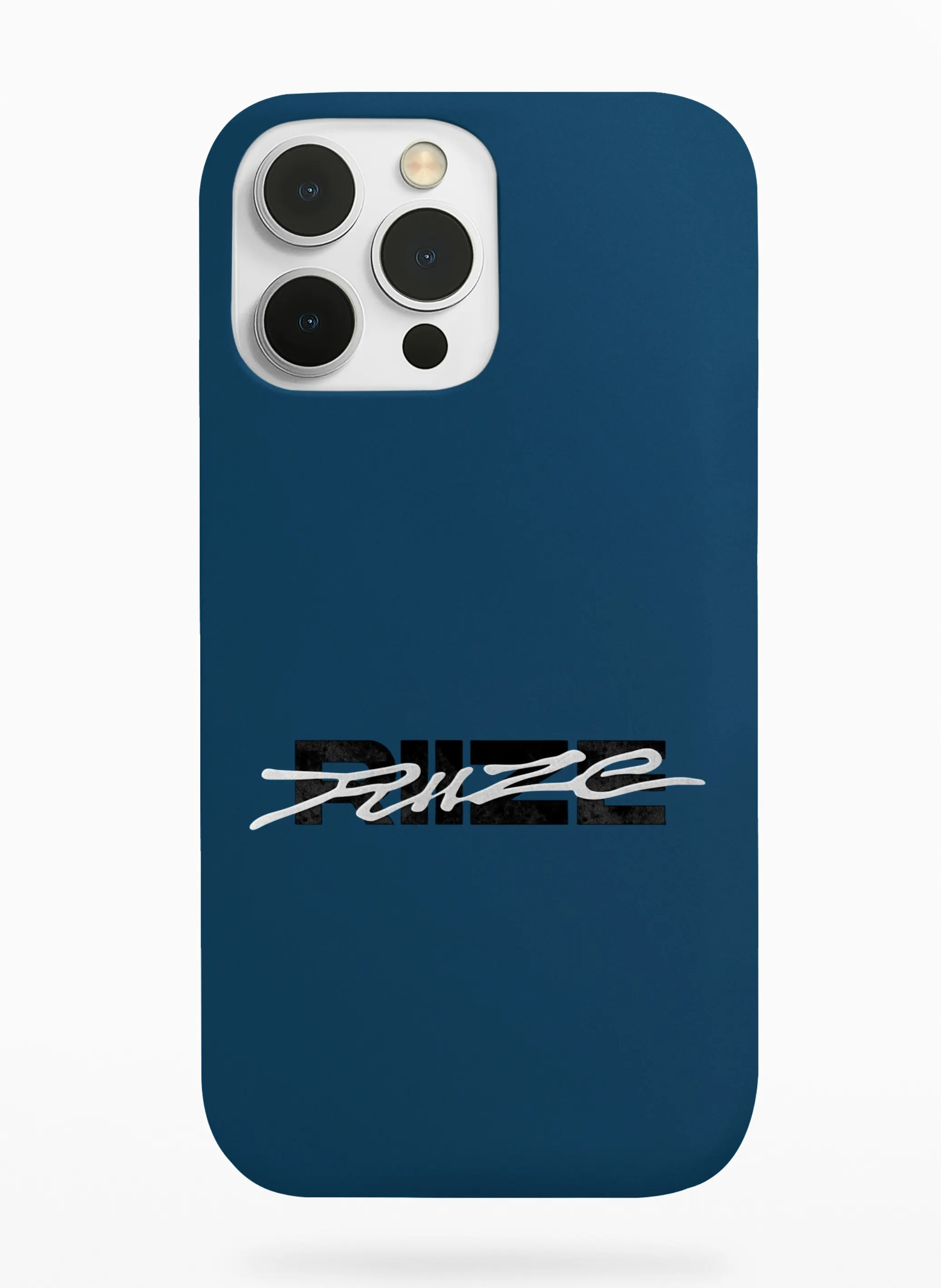 Riize Brush Logo Phone Case - Teal, Apple iPhone 18