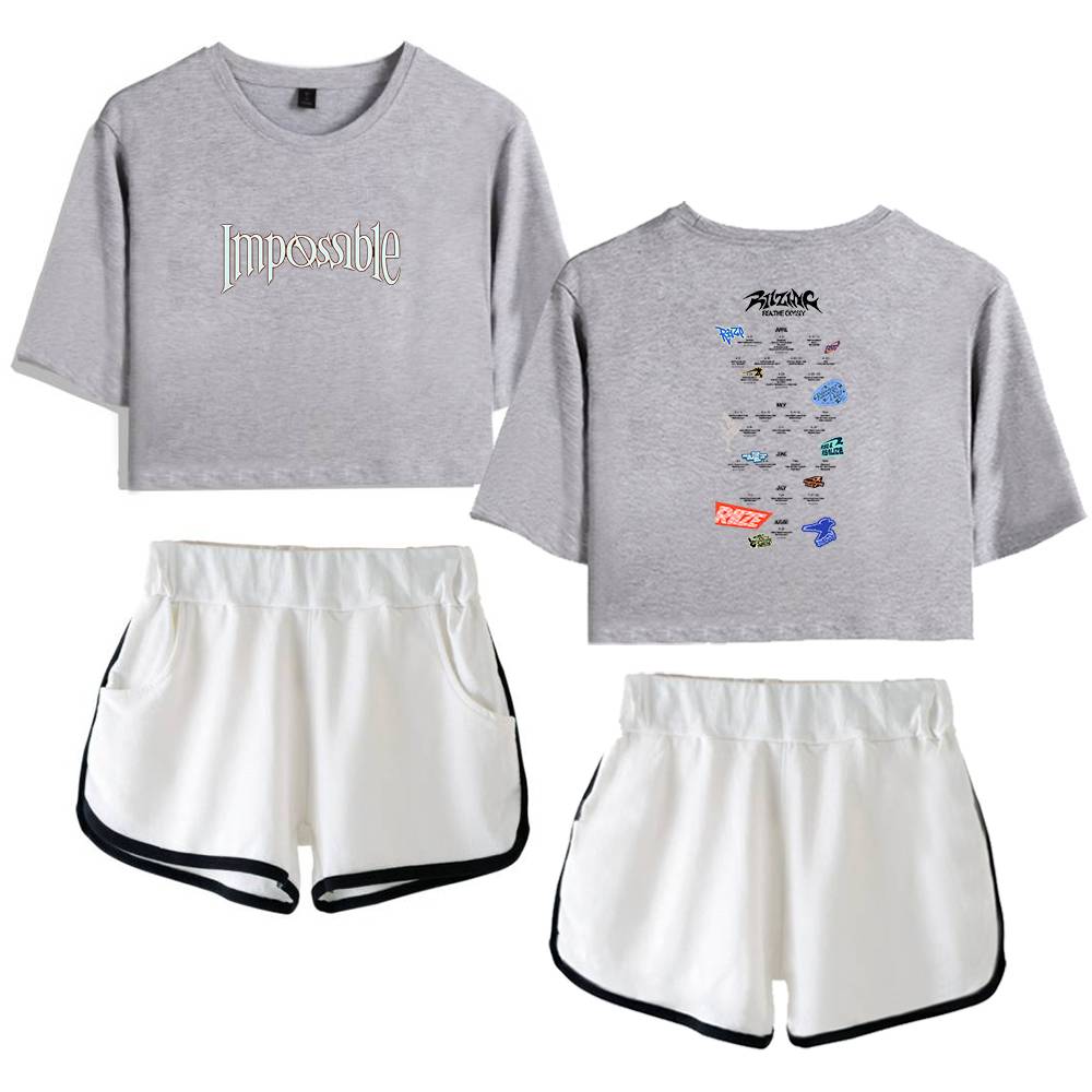 Riize Impossible Tracksuit - Gray-White