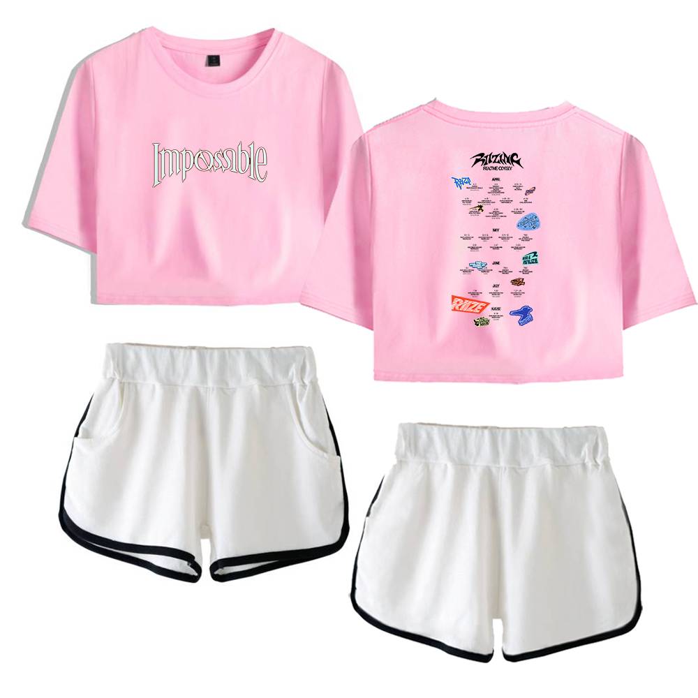 Riize Impossible Tracksuit - Pink-White