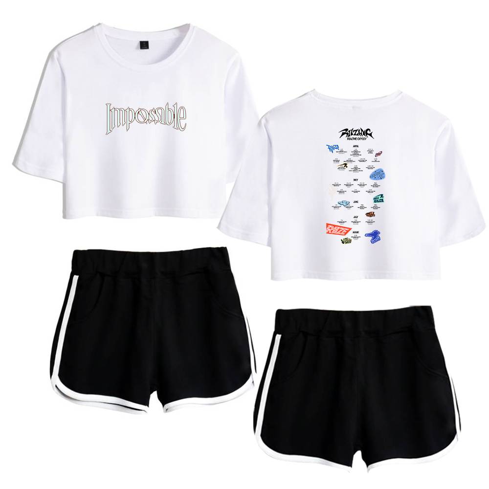 Riize Impossible Tracksuit - White-Black