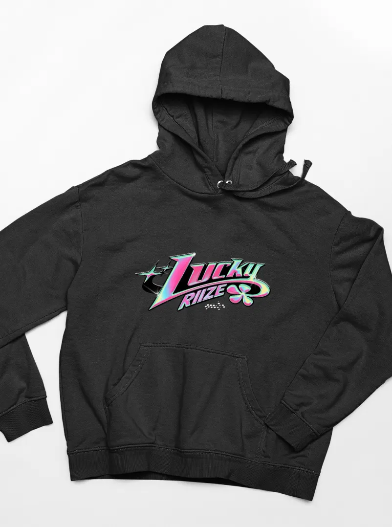 Riize Lucky Hoodie - Black