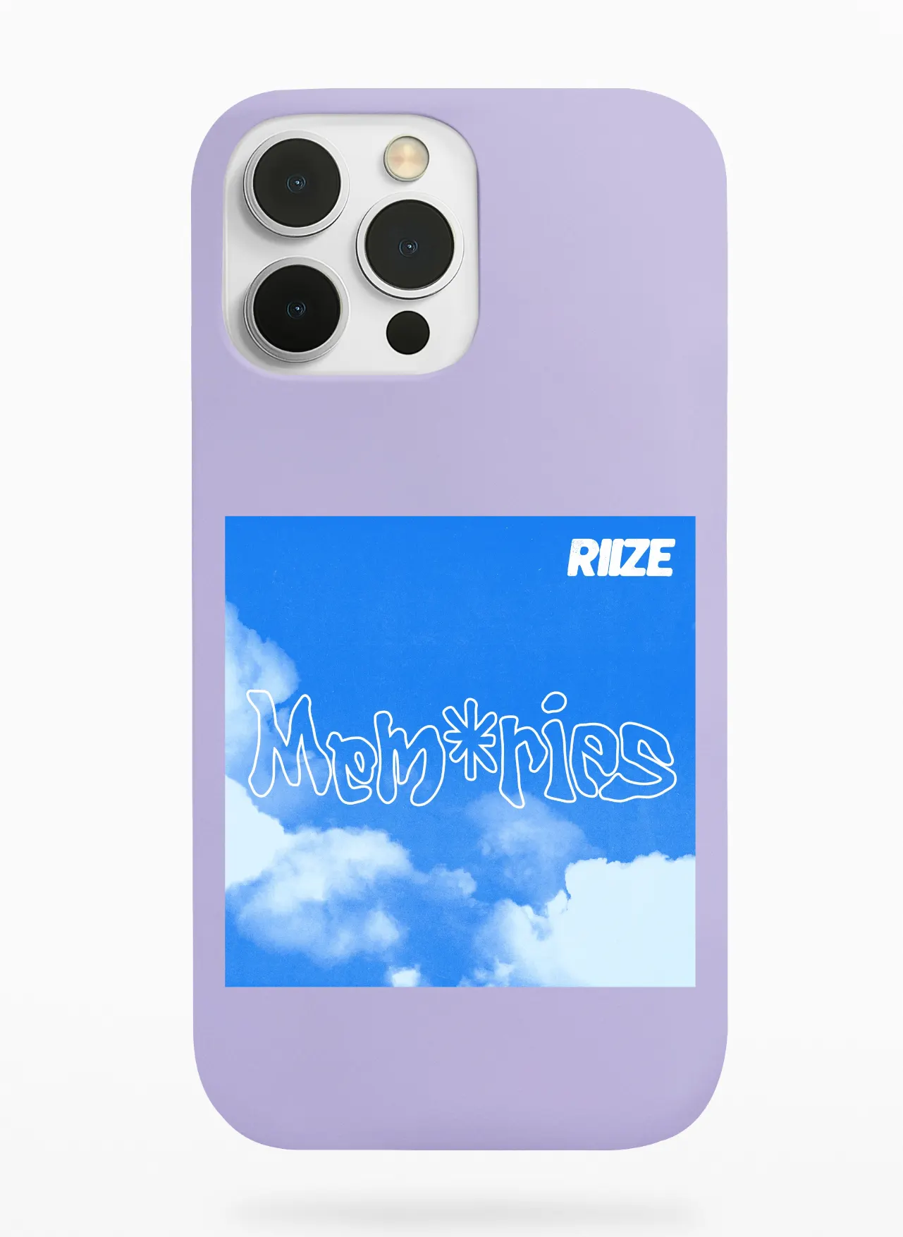 Riize Memories Sky Phone Case - Lavender, Apple iPhone 18