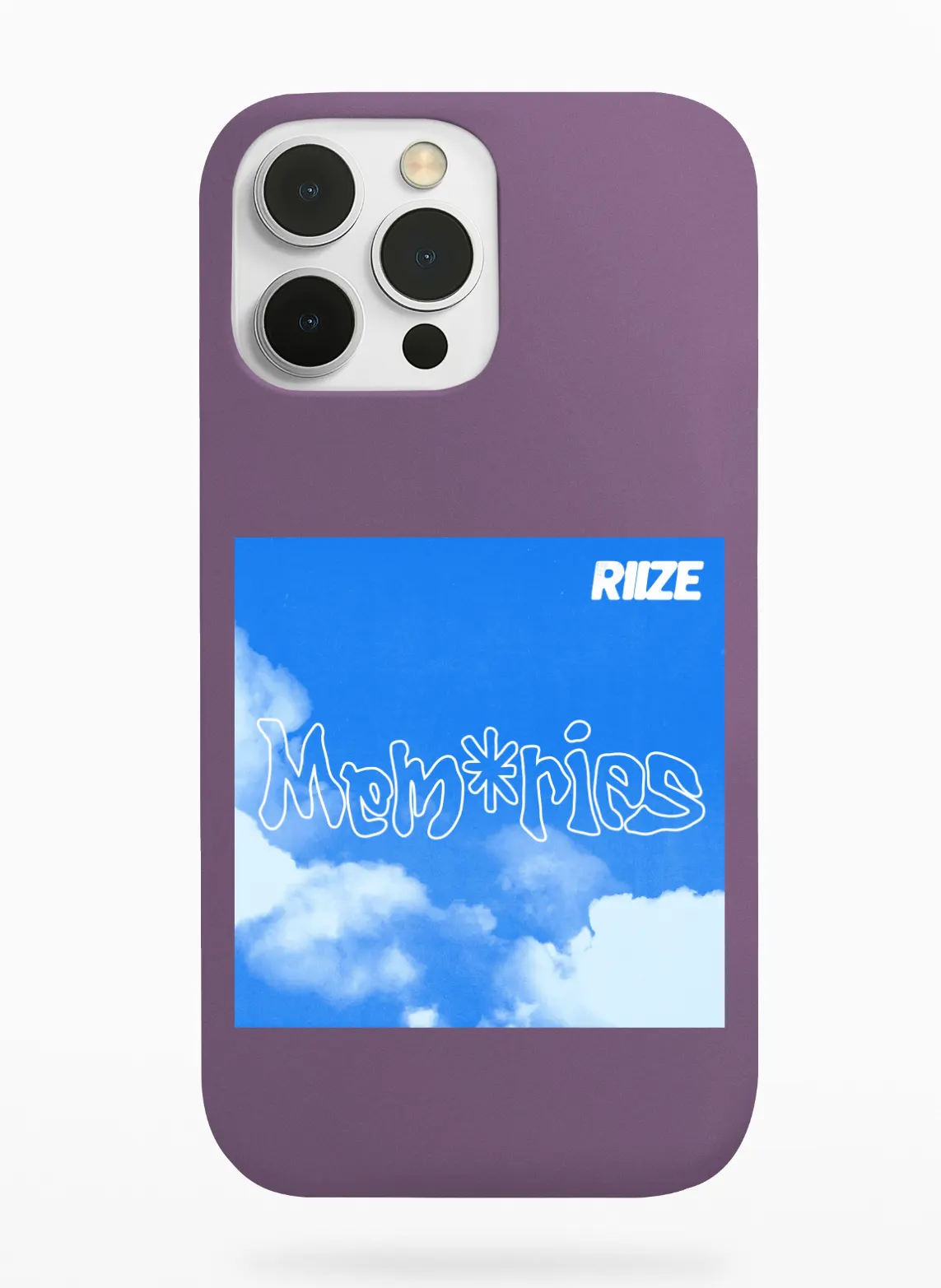 Riize Memories Sky Phone Case - Plum, Apple iPhone 18
