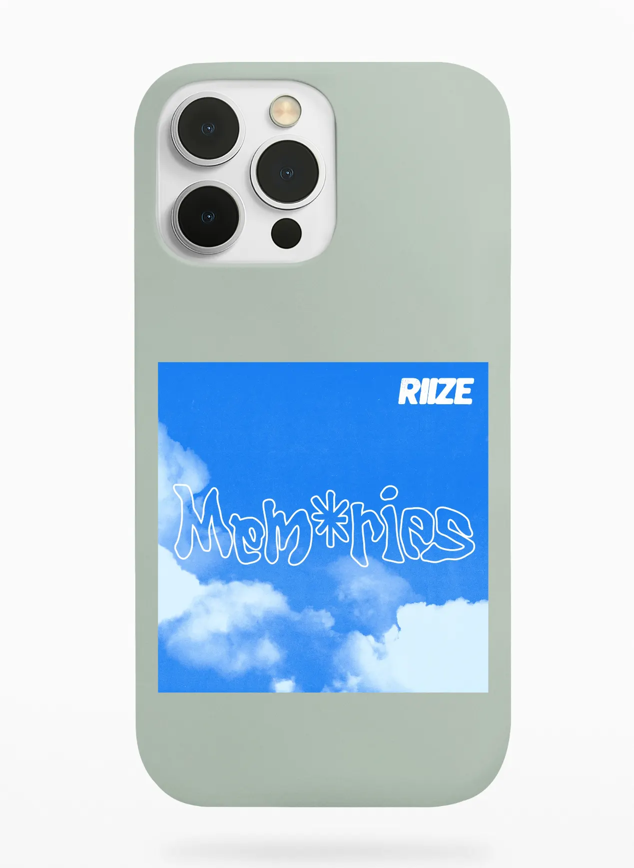 Riize Memories Sky Phone Case - Sage, Apple iPhone 18