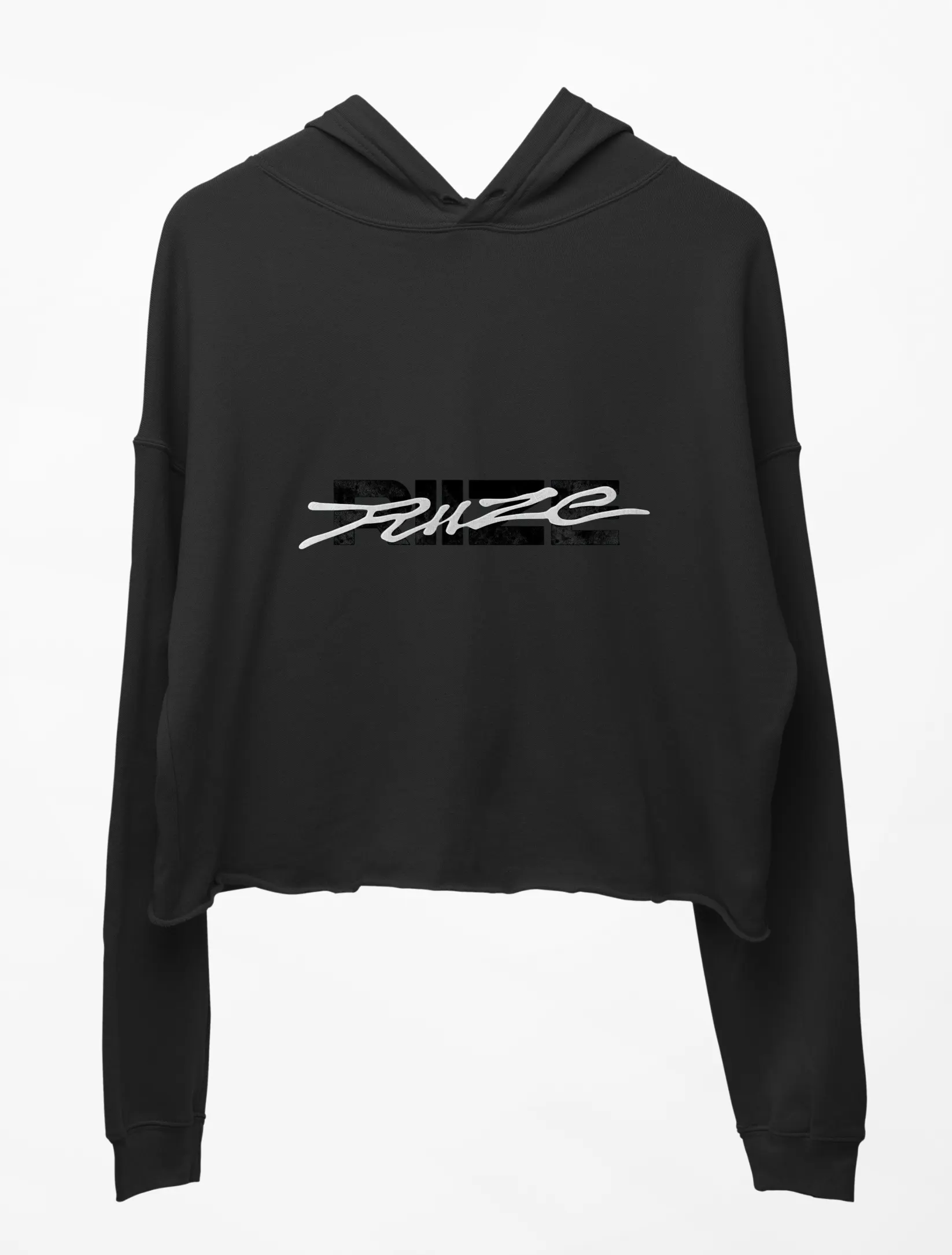 Riize Riizing Cropped Hoodie - Black