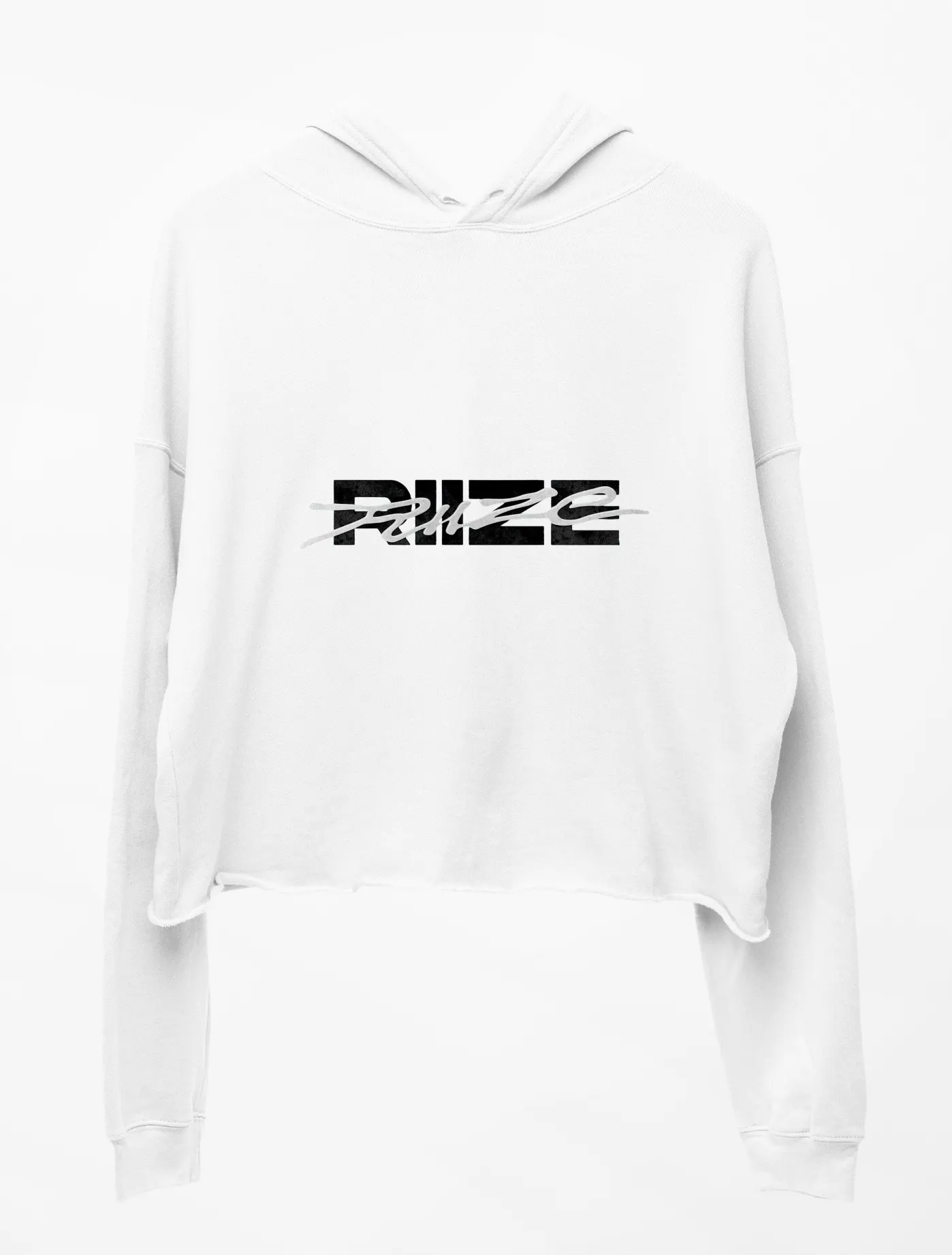 Riize Riizing Cropped Hoodie - White