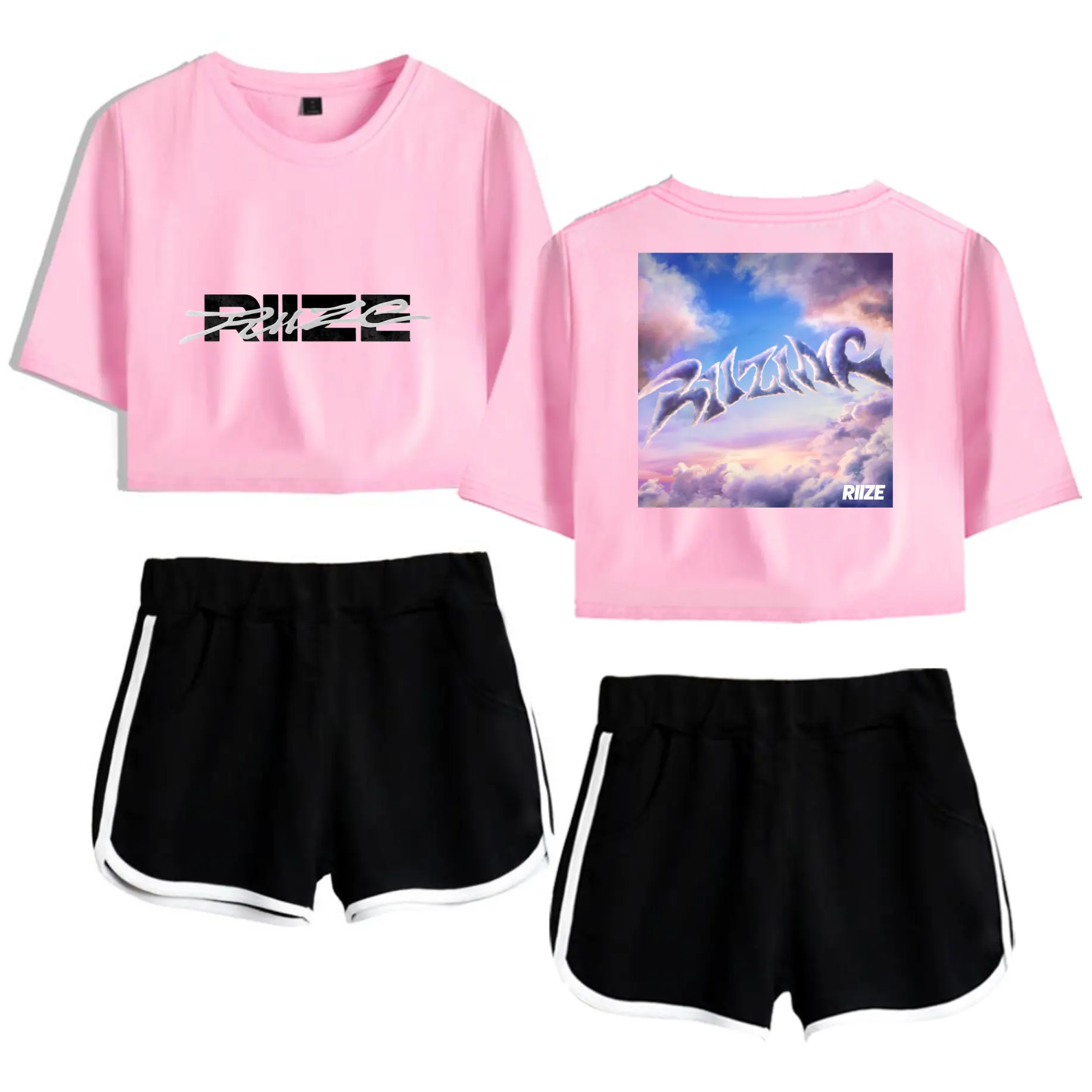 Riize Riizing Tracksuit - Pink-Black