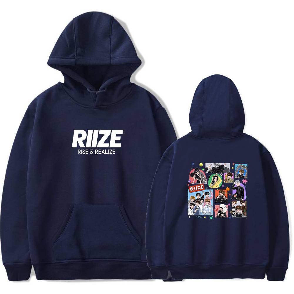 Riize Rise & Realize Hoodie - Blue