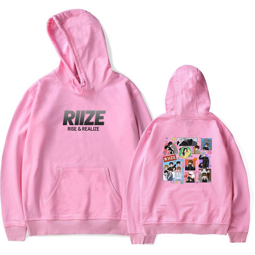 Riize Rise & Realize Hoodie - Pink