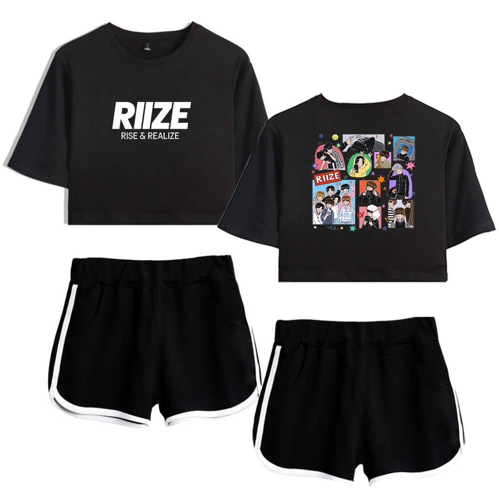 Riize Rise & Realize Tracksuit - Black-Black