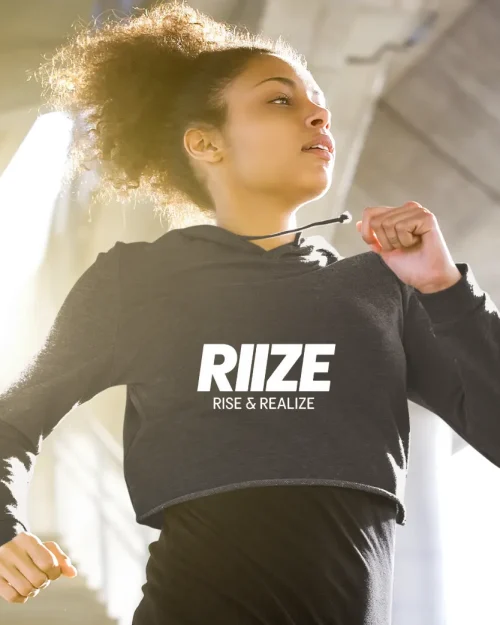 Riize Sunburst Cropped Hoodie