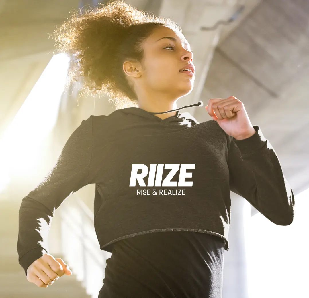 Riize Sunburst Cropped Hoodie
