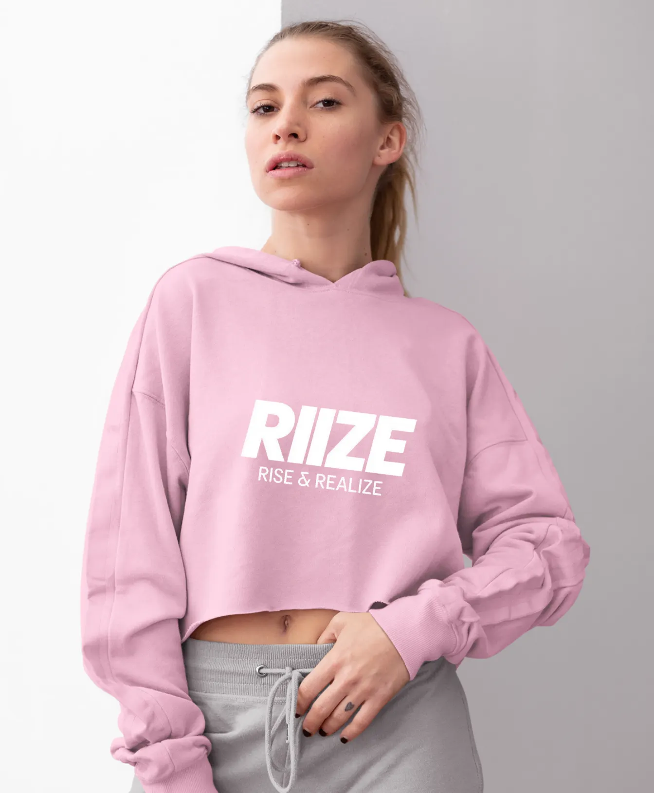 Riize Sunburst Cropped Hoodie