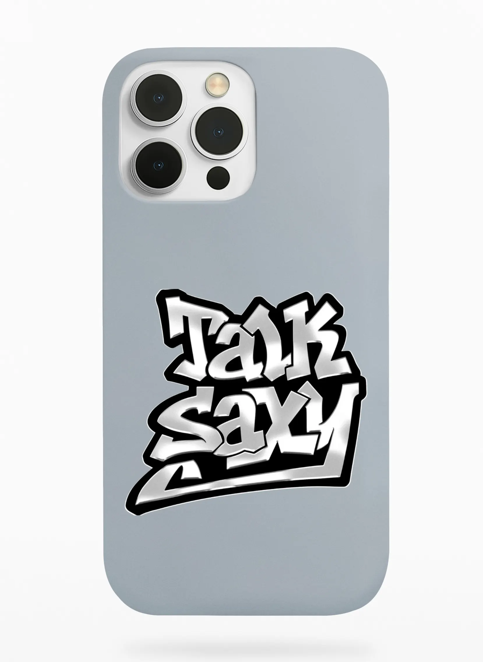 Riize Talk Saxy Graffiti Phone Case - Gray, Apple iPhone 18