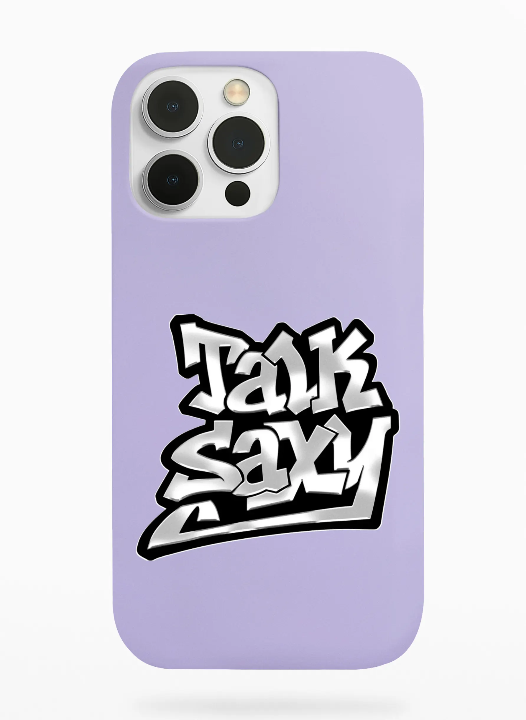 Riize Talk Saxy Graffiti Phone Case - Lavender, Apple iPhone 18