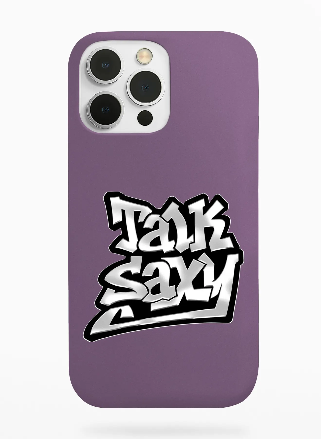 Riize Talk Saxy Graffiti Phone Case - Plum, Apple iPhone 18