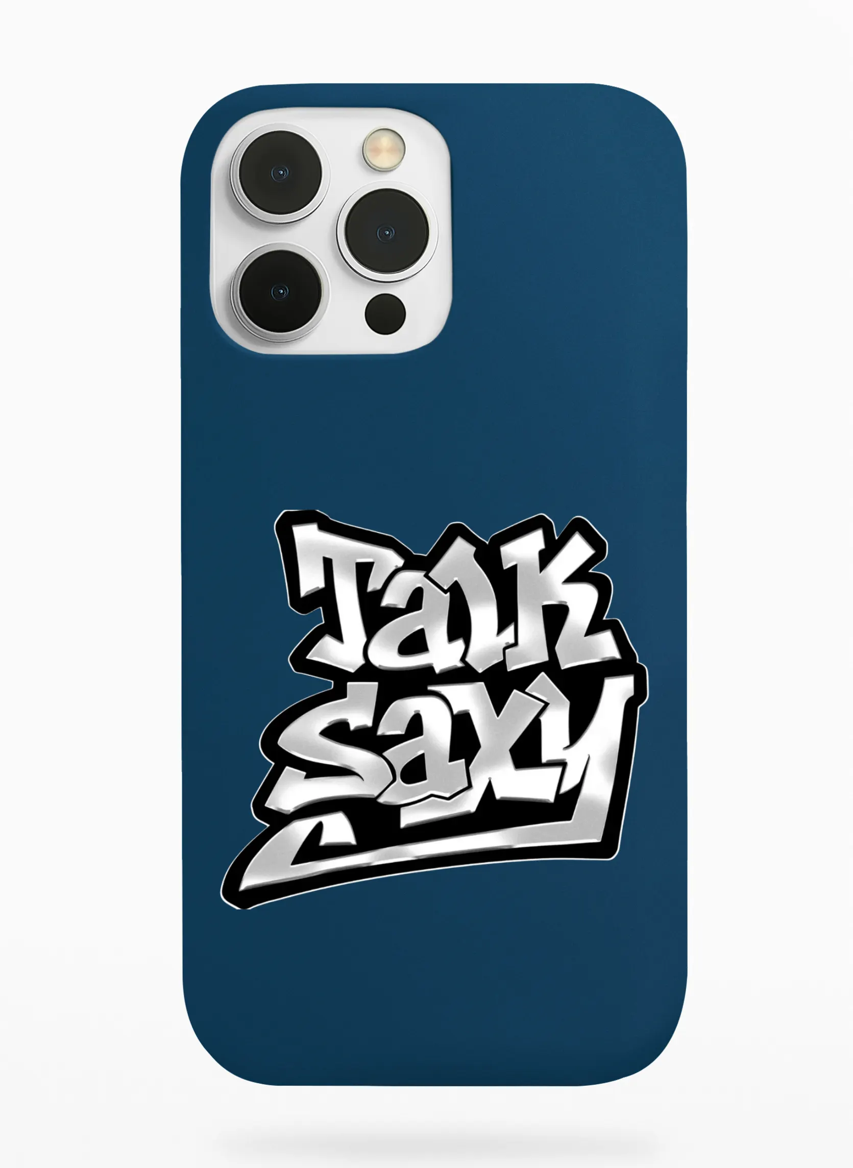 Riize Talk Saxy Graffiti Phone Case - Teal, Apple iPhone 18
