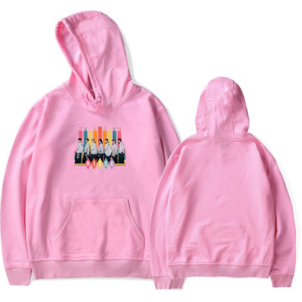 Riize Talk Saxy Hoodie - Pink